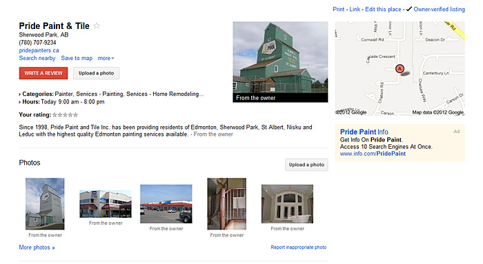 google places photo optimization